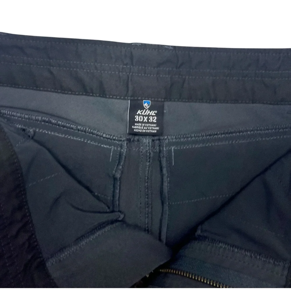 Kuhl Resistor 30x32 Chino Pants Mens Dark Storm Gray Stretch Tapered Hiking